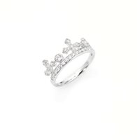 Ring Amen Woman Corone in Silver Zirconia AC116-16 - AC116-16